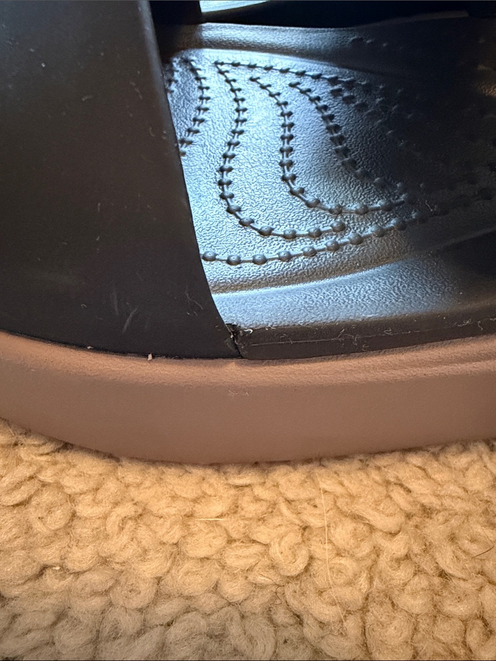 CROCS Brooklyn LiteRide Platform Sandals in Brown and Black - Picture 6 of 7